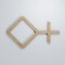 Ekena Millwork Extra Small Cameron Decorative Fretwork Wood Wall Panels, Hickory, 12 1/4"W x 7 3/8"H x 3/8"T WALW08X08X0375CAMHI - alternate 6